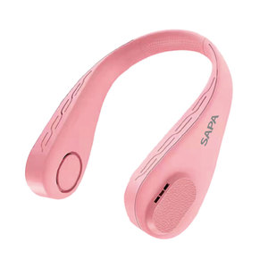 (특가)싸파 휴대용 넥밴드 선풍기 SPK-N22F18P 핑크 넥풍기[1BOX_32EA]