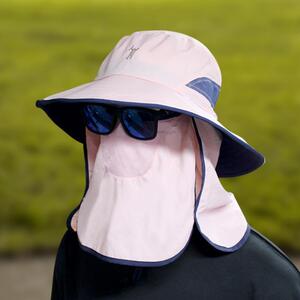 싸파 UV 자외선 차단 모자 캡 핑크 낚시 여행 사파리 등산 캠핑
