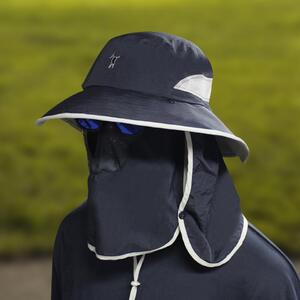 싸파 UV 자외선 차단 모자 캡 블랙 낚시 여행 사파리 등산 캠핑